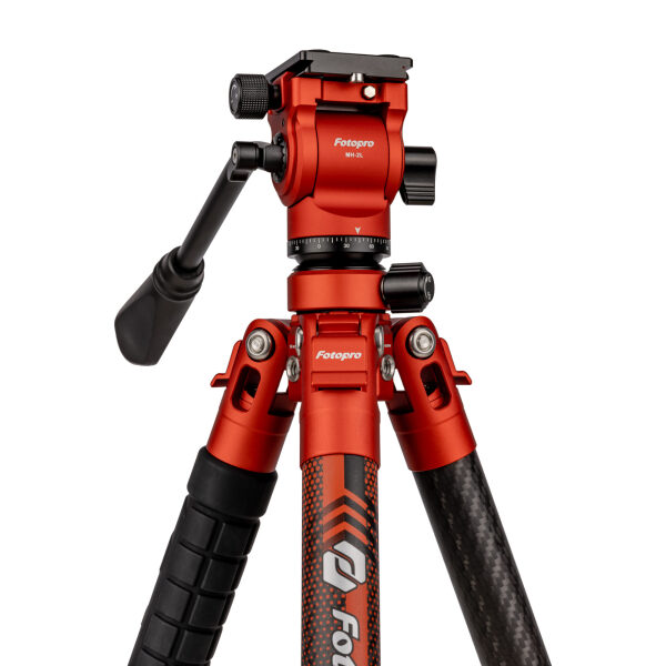 Statyw Fotopro X-Aircross 3 Lite Video – pomarańczowy_06_HD