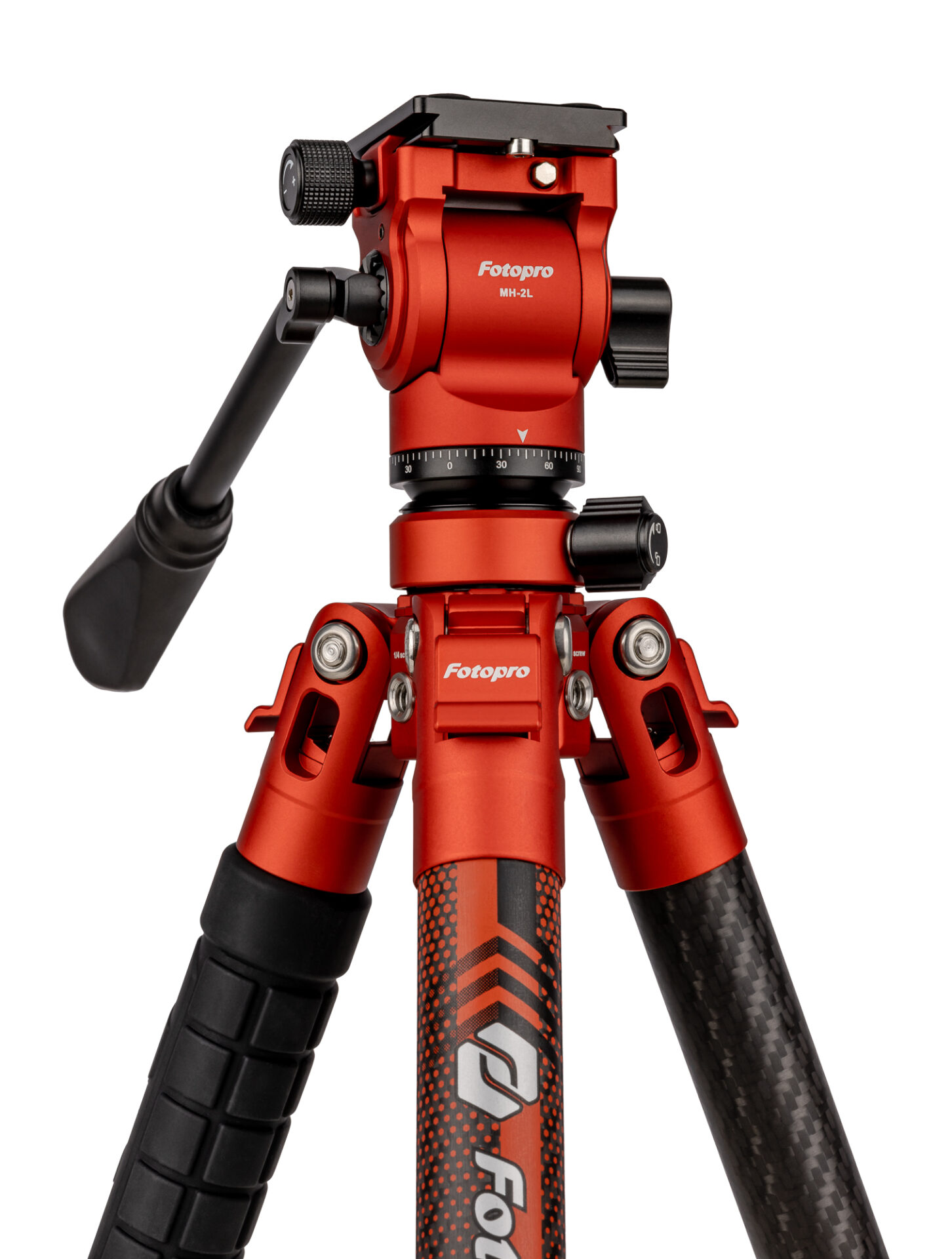 Statyw Fotopro X-Aircross 3 Lite Video - pomarańczowy_06_HD