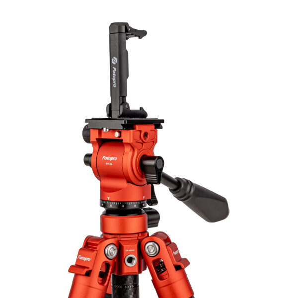 Statyw Fotopro X-Aircross 3 Lite Video – pomarańczowy_08_HD