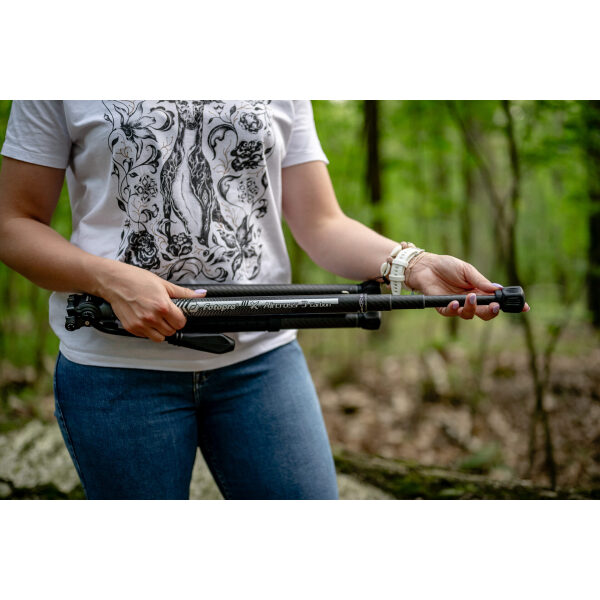 Statyw Fotopro X-Aircross 3 Lite Video – pomarańczowy_13_HD