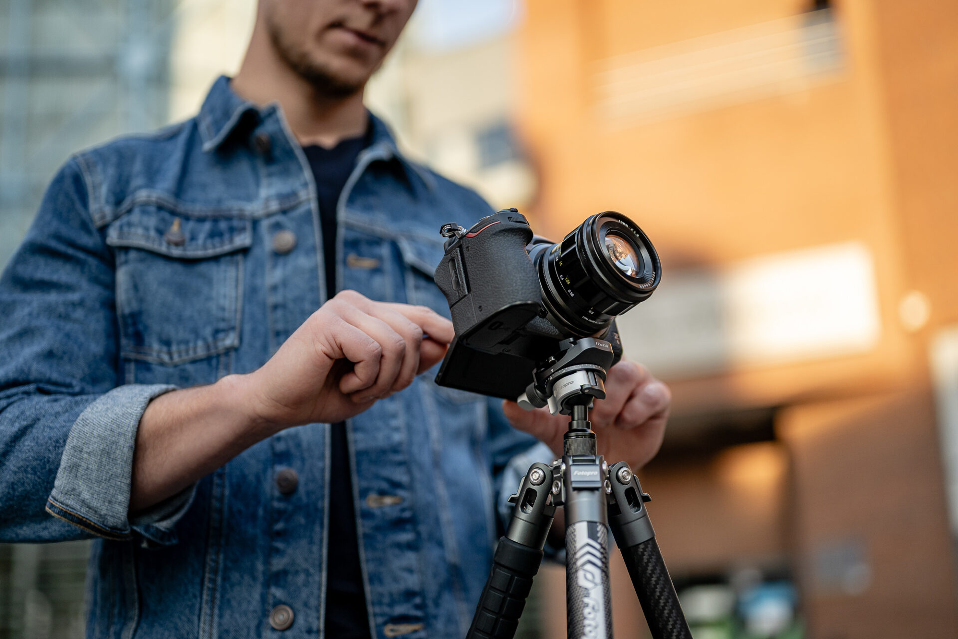 Statyw Fotopro X-Aircross 3 Lite - pomarańczowy_14_HD