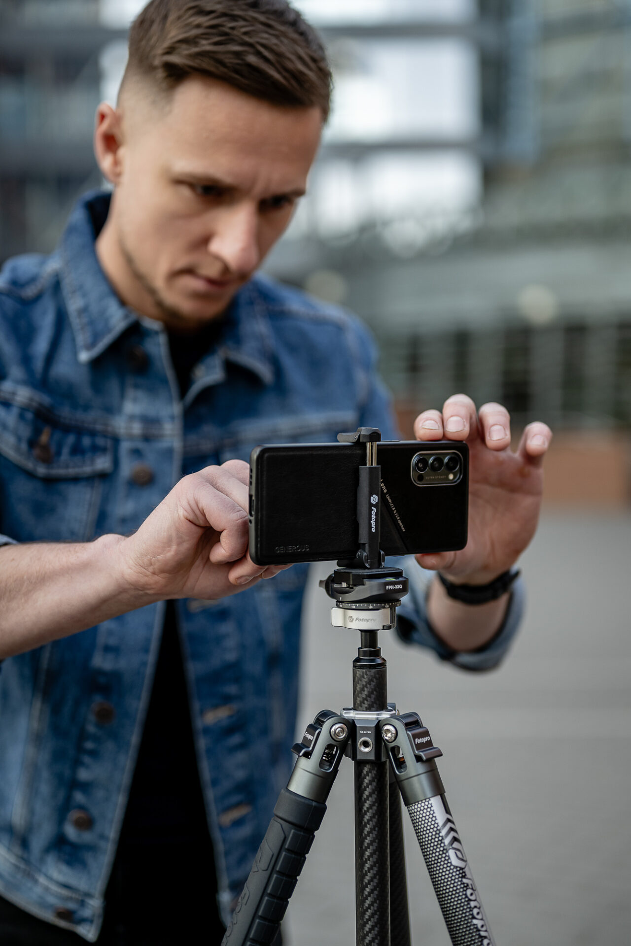 Statyw Fotopro X-Aircross 3 Lite - pomarańczowy_23_HD