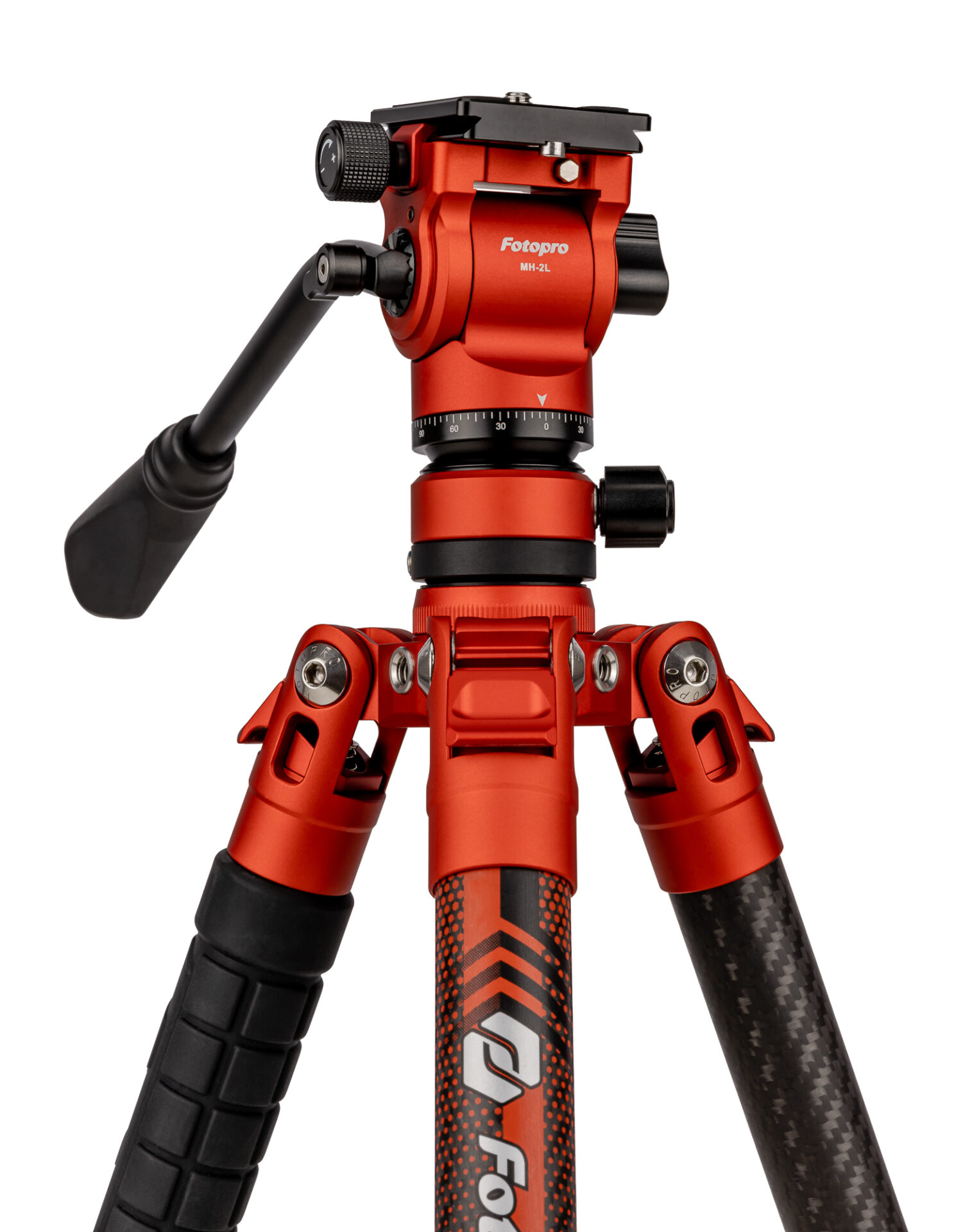 Statyw Fotopro X-Aircross 3 Video - pomarańczowy_06_HD