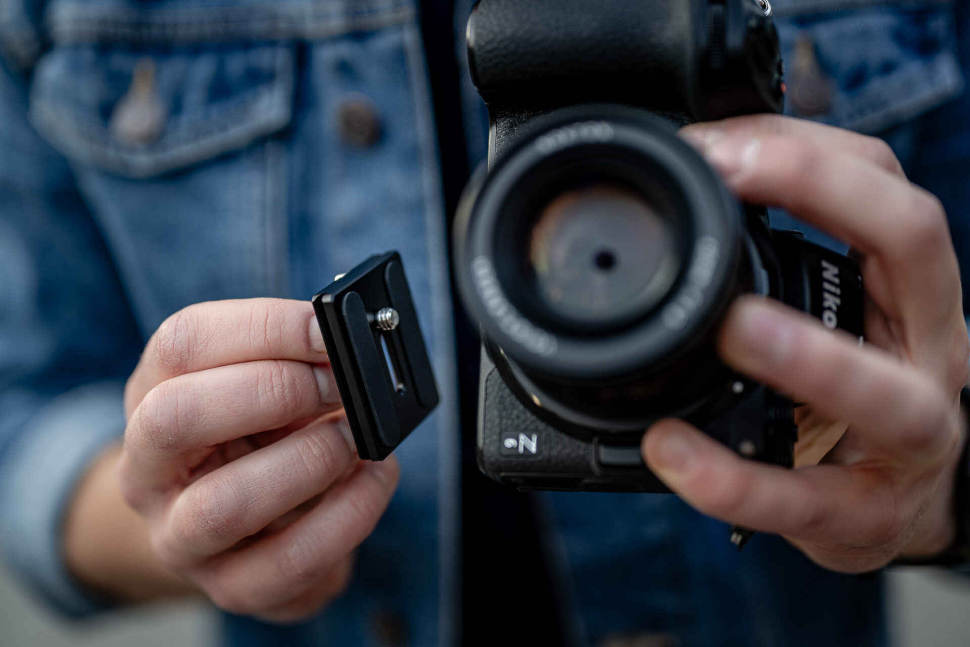 Statyw Fotopro X-Aircross 3 Video - pomarańczowy_11_HD