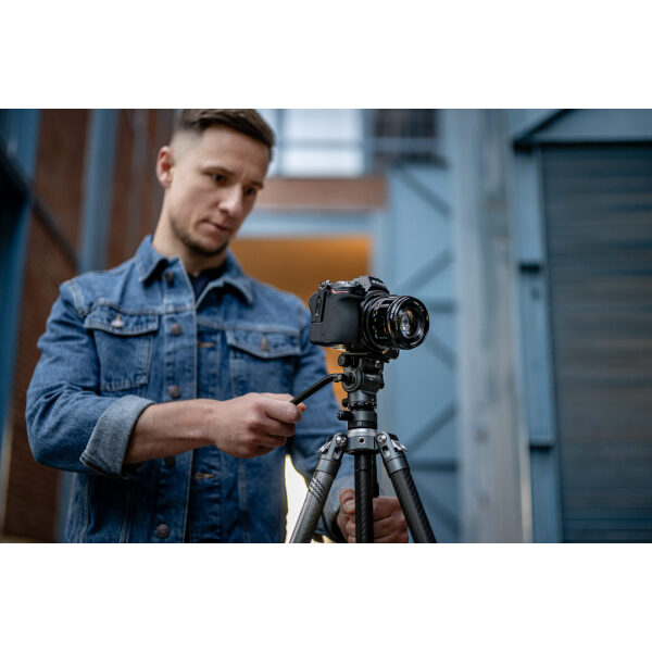 Statyw Fotopro X-Aircross 3 Video – pomarańczowy_15_HD