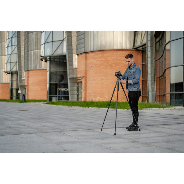 Statyw Fotopro X-Aircross 3 Video – pomarańczowy_19_HD