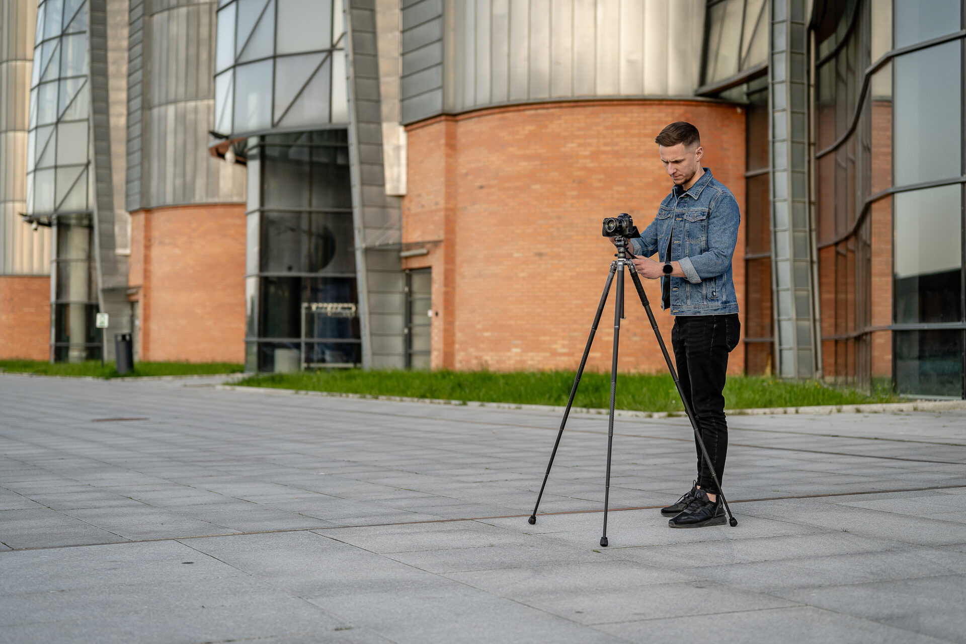 Statyw Fotopro X-Aircross 3 Video - pomarańczowy_19_HD