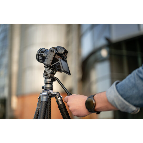 Statyw Fotopro X-Aircross 3 Video – pomarańczowy_21_HD